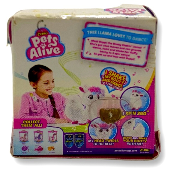 Zuru, Pets Alive, Super Rare, Gold Boppi Lama Mini Pet, Series 2, #12 - Picture 4 of 10